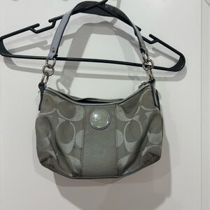 Blue coach Shoulder Bag